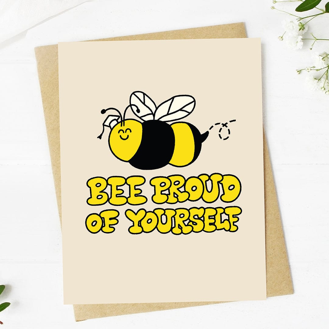  Bee proud of yourself Graduation Card、mySite、ghnorth
