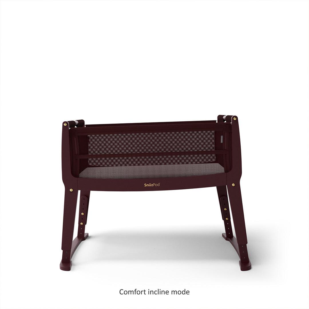  Snuz SnuzPod Studio Bedside Crib - Rome Burgundy、mySite、merchandisen