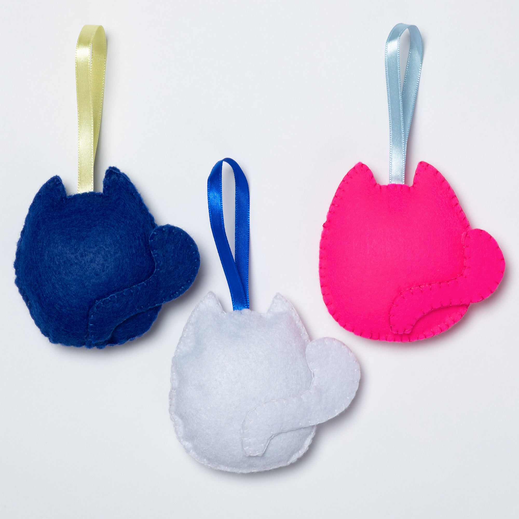 Stuffed Cat Ornaments - Set of 3、mySite、camillekostekn