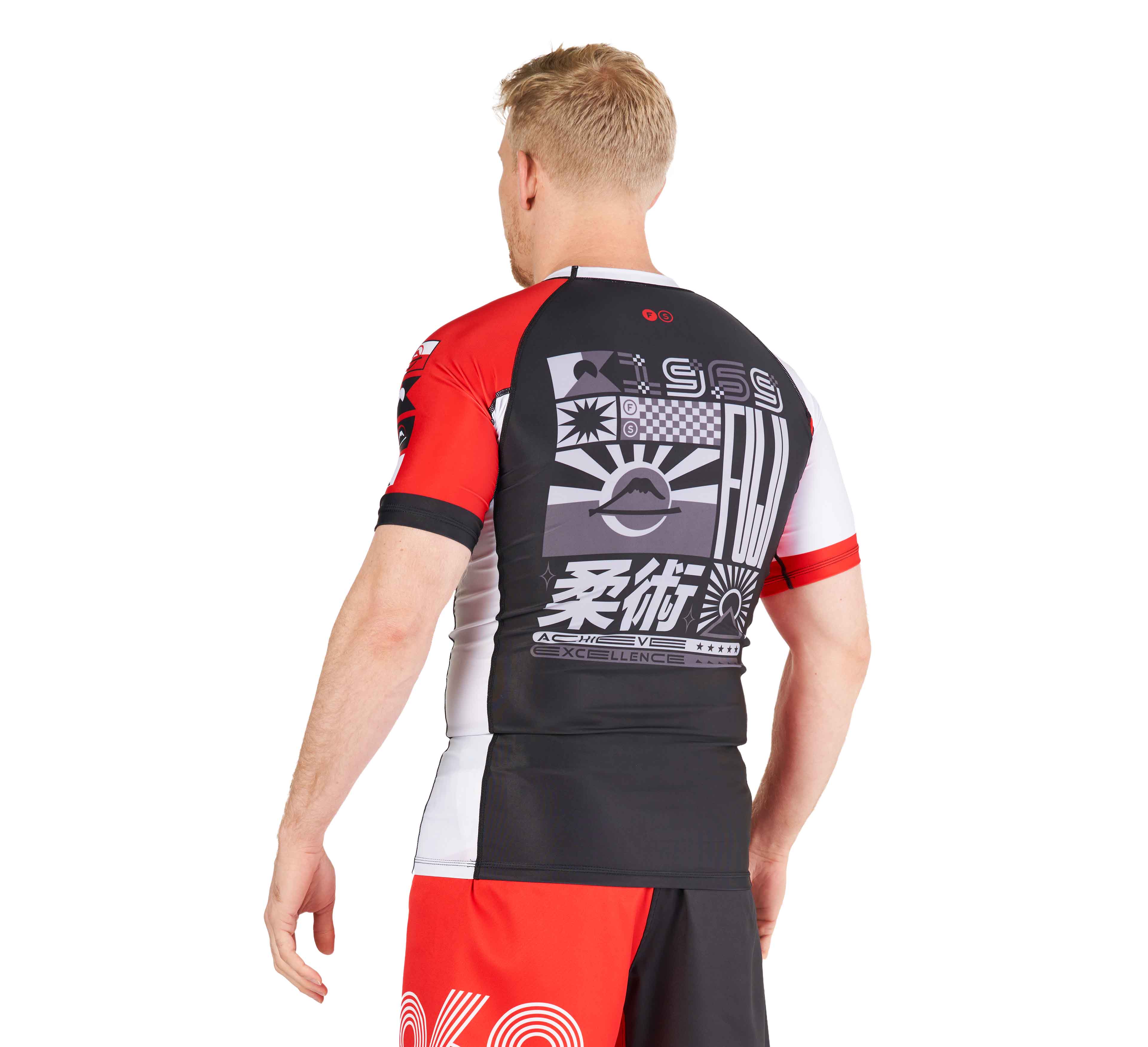FUJI Flag Rashguard Black、mySite、gigharbornorthrealestate