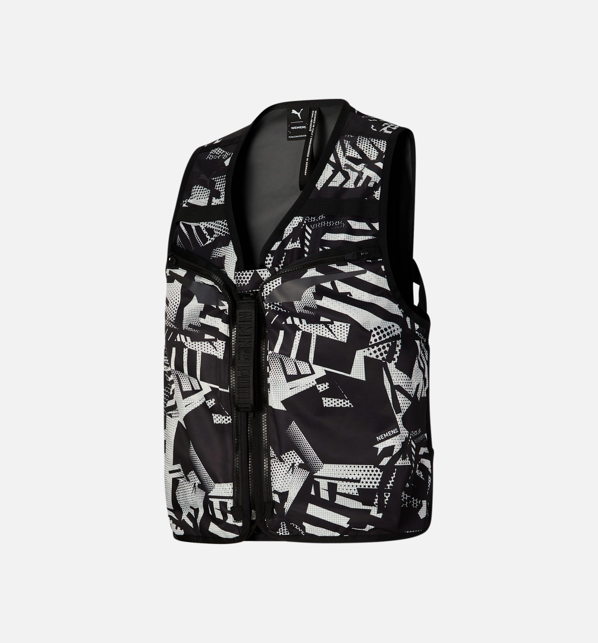 Nemen Utility Mens Vest - Black/White、mySite、dreamappss