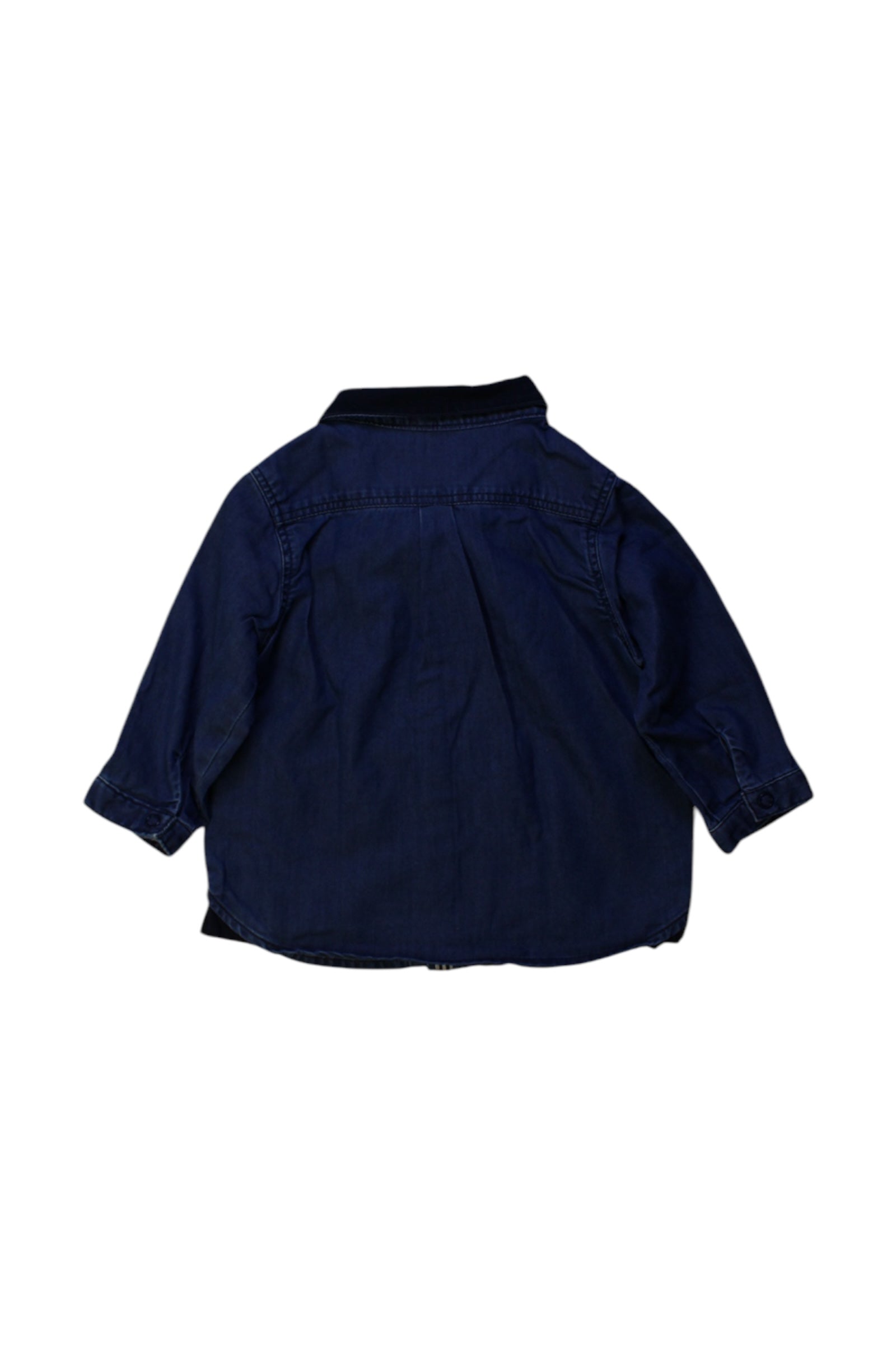 Petit Bateau Denim Long Sleeve Shirt 3-6M、mySite、g9winljtr