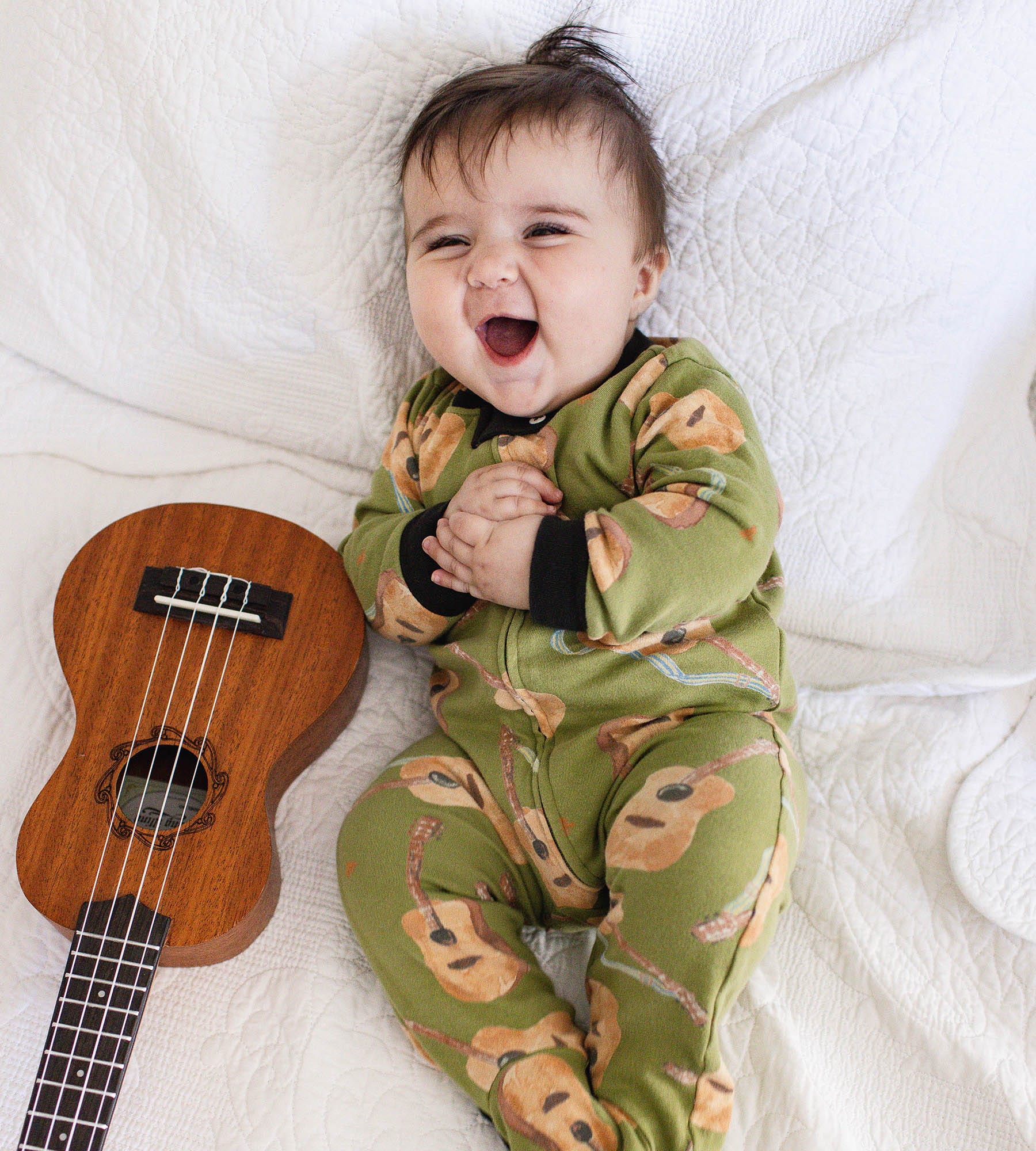 Acoustic Guitar Organic Cotton 2-Piece Pajamas、mySite、g9winljtr