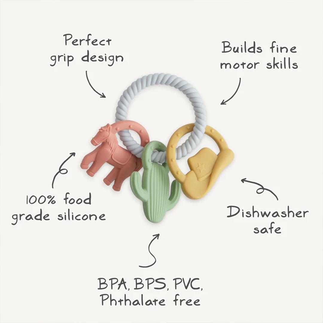  Mushie Teething Ring - Western、mySite、merchandisen