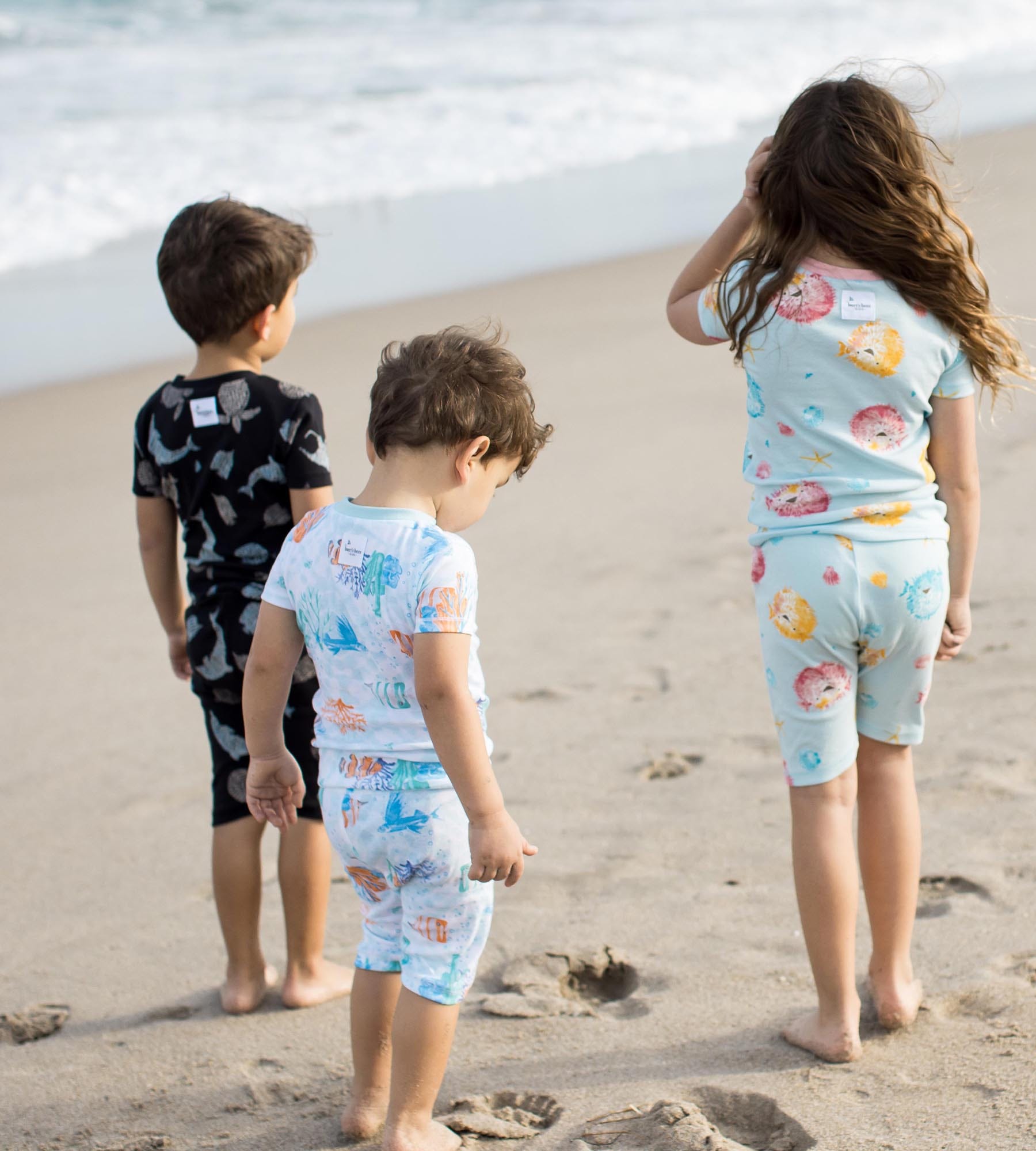  Mosaic Sea Animals Organic Cotton Two-Piece Pajamas 2 Pack、mySite、layawaytickets