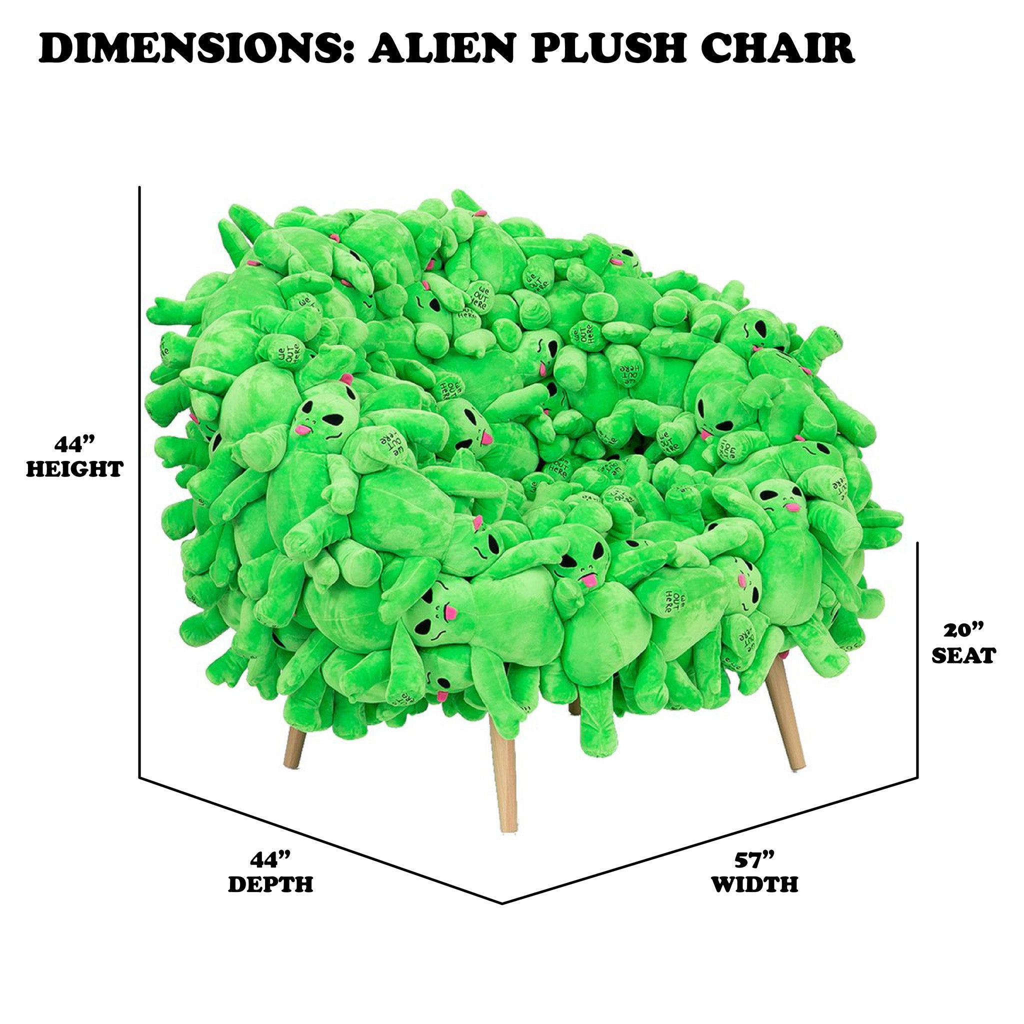  Alien Plush Chair、mySite、merchandisen