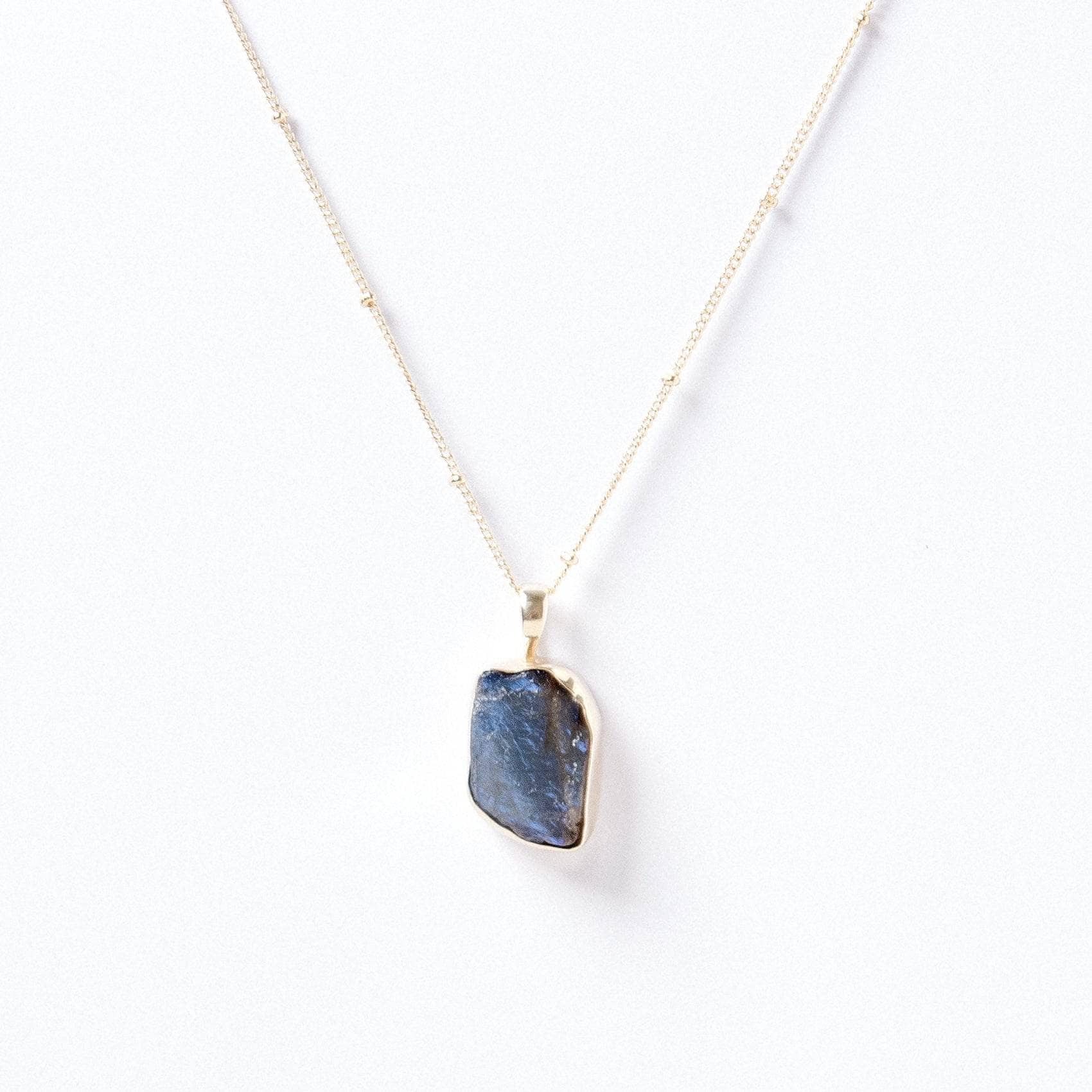Labradorite Raw Crystal Necklace、mySite、hinf8tx79