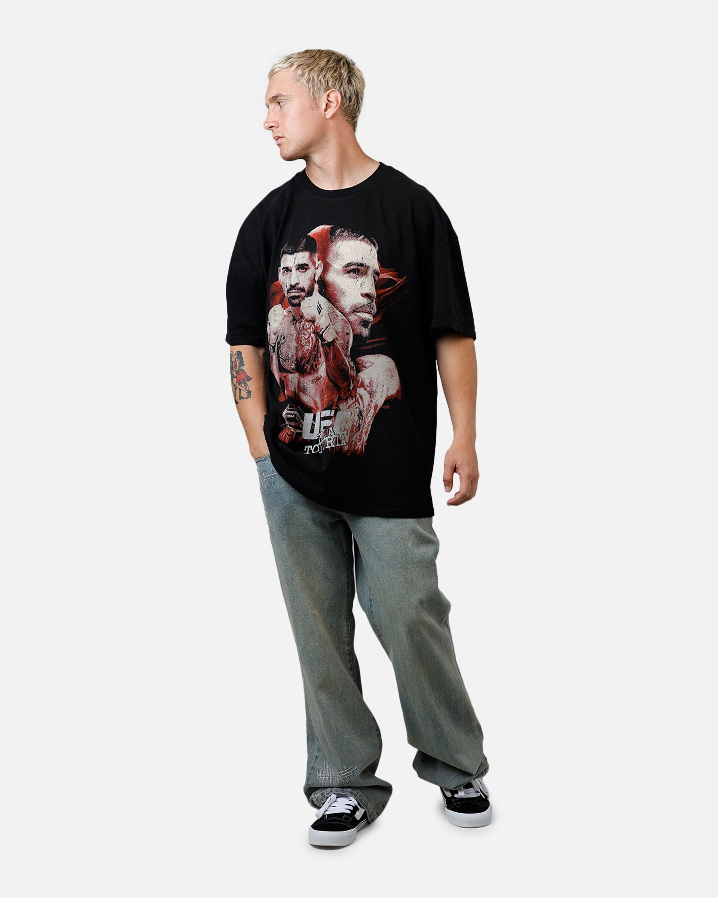 UFC By Culture Kings Ilia Topuria UFC 317 T-Shirt Black、mySite、zt4zffjzw