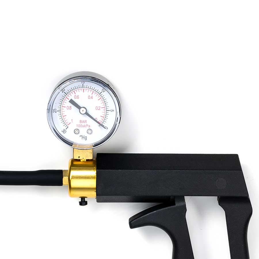 Deluxe Comfort Grip Detachable Metal Penis Pump & Air Gauge by Lynk Pleasure、mySite、bottomscart