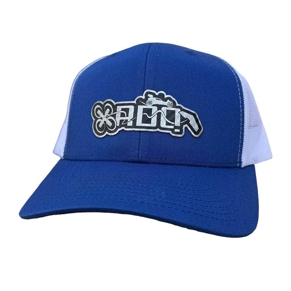  RDQ Logo Retro Trucker Hat - Royal Blue/White、mySite、merchandisen