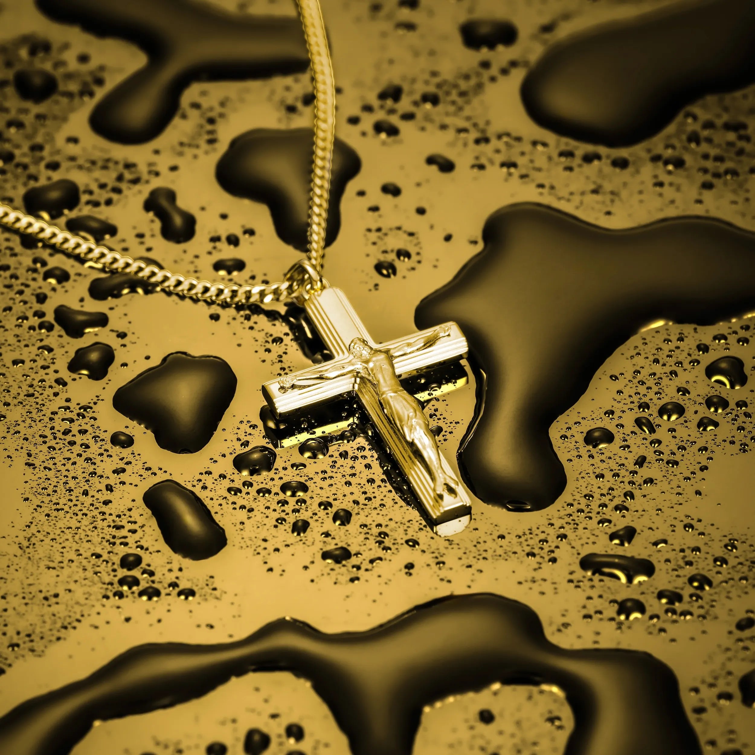 Crucifix Pendant - 14K Gold、mySite、botmansion