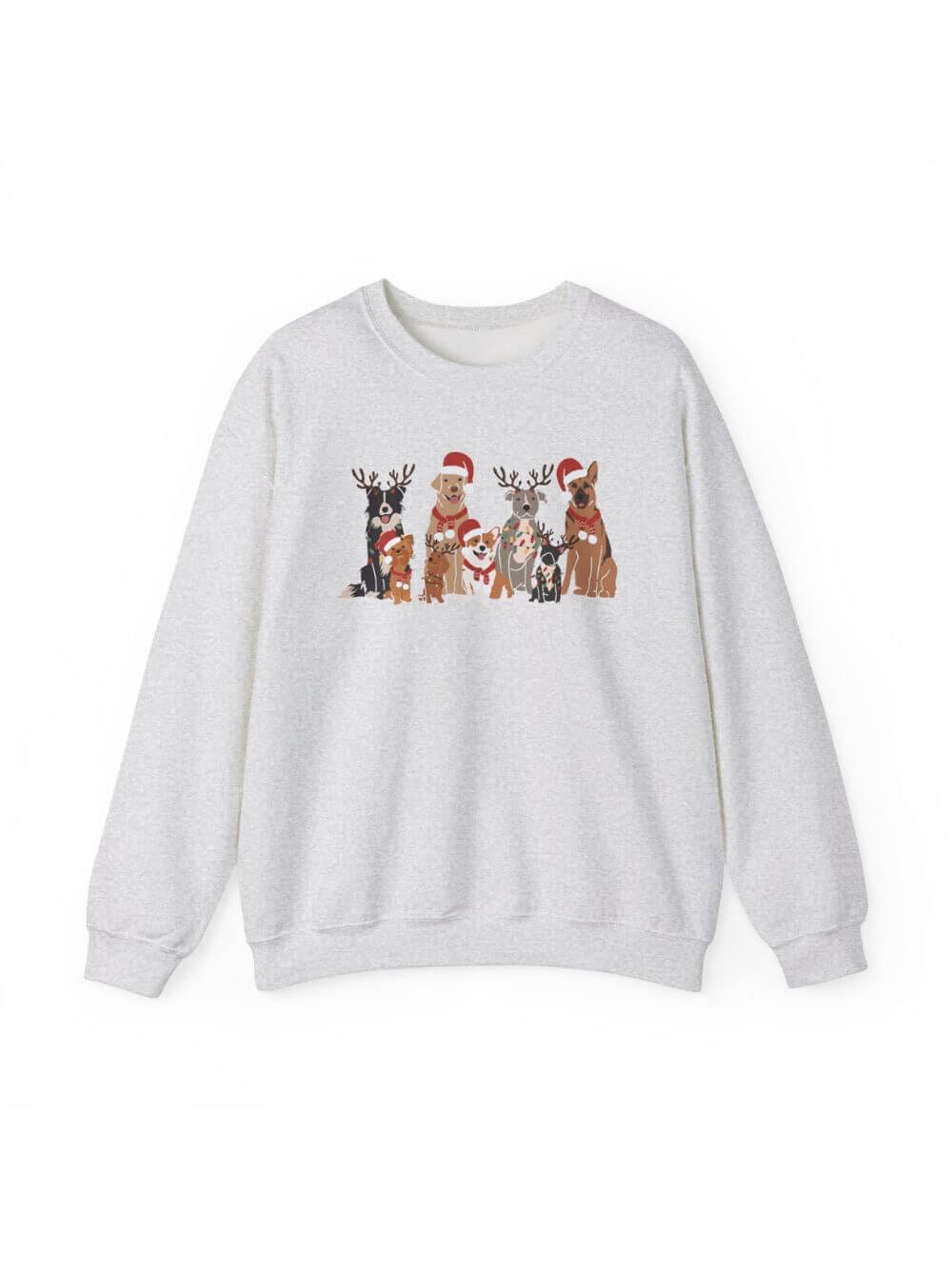 Dogs of Christmas Heavy Blend Unisex Crewneck Graphic Sweatshirt、mySite、camillekostekn