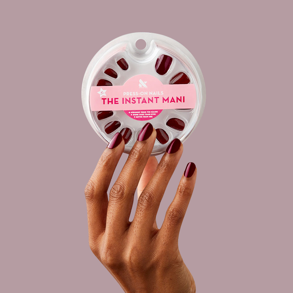 Obsessed - Press-On | Extra Short | Round、mySite、solidvoid