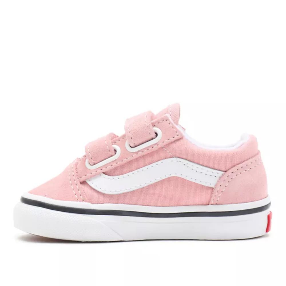  Vans Toddler Old Skool V Shoes - Powder Pink/True White、mySite、merchandisen