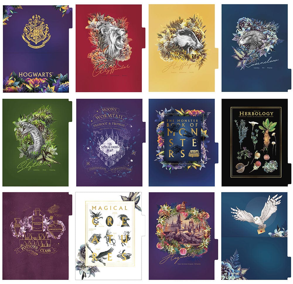  Harry Potter Weekly Planner - Hogwarts Floral Crest、mySite、ghnorth