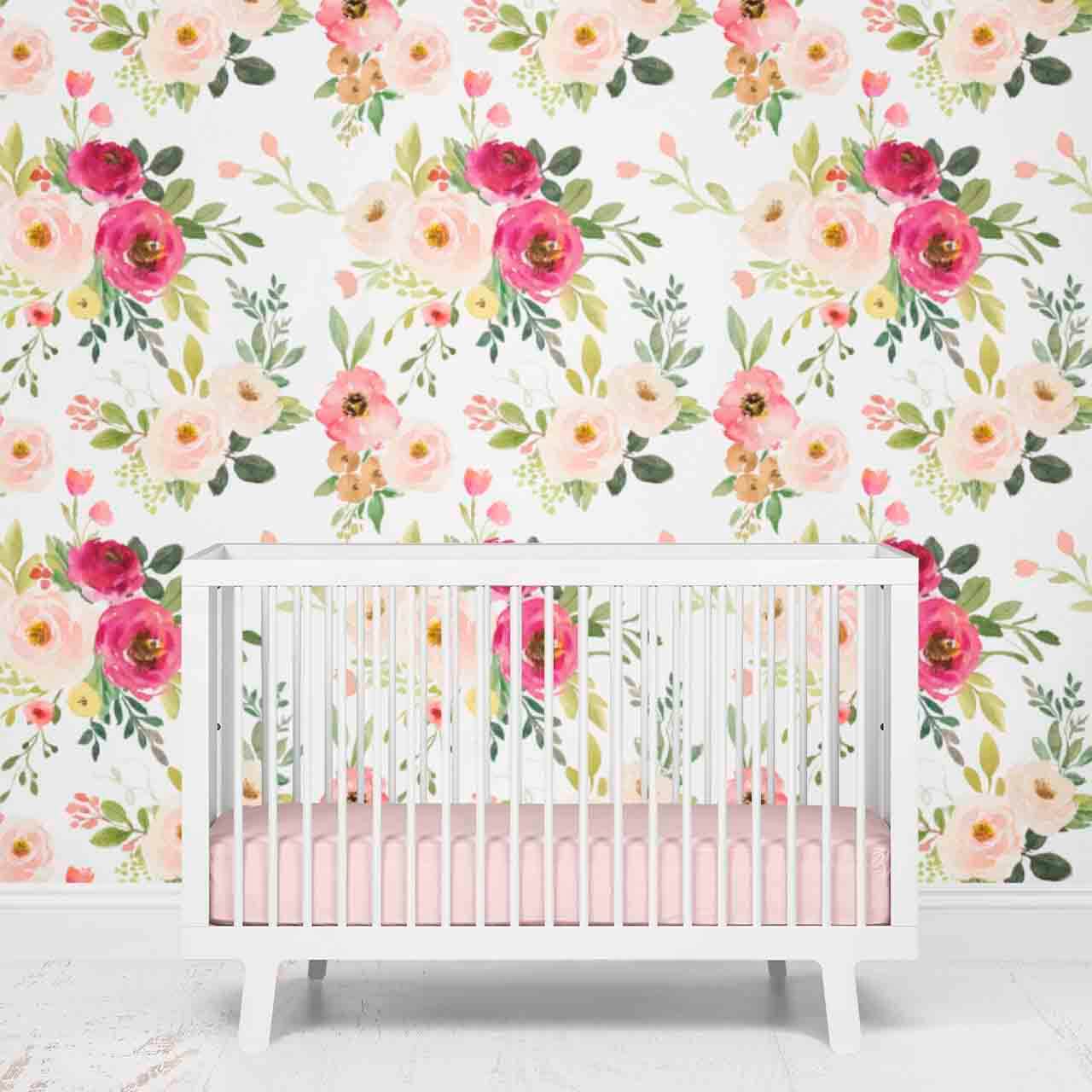  Franny's Farmhouse Floral Removable Wallpaper、mySite、layawaytickets