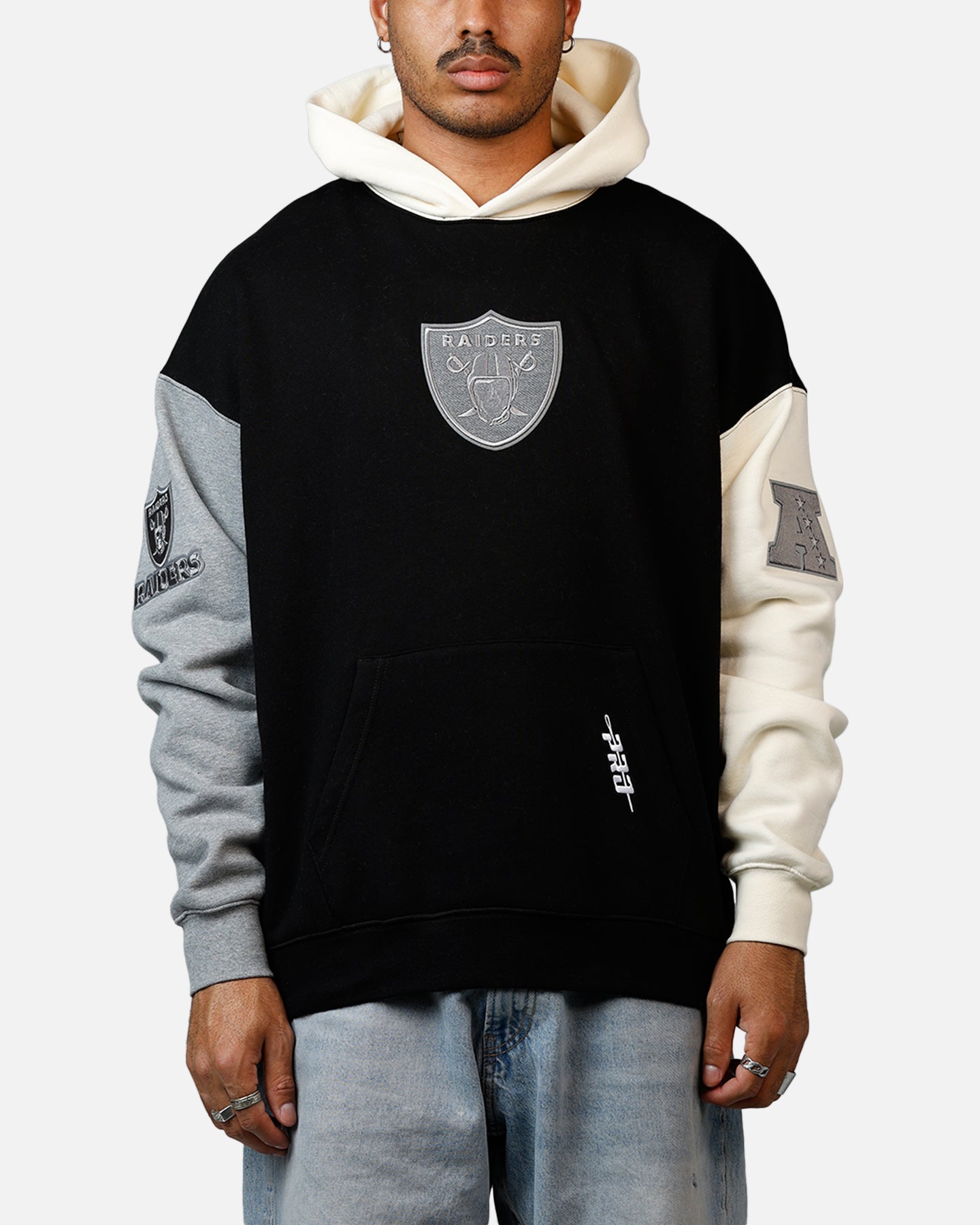 Pro Standard Las Vegas Raiders Reverse French Terry Hoodie Black/Grey、mySite、zt4zffjzw