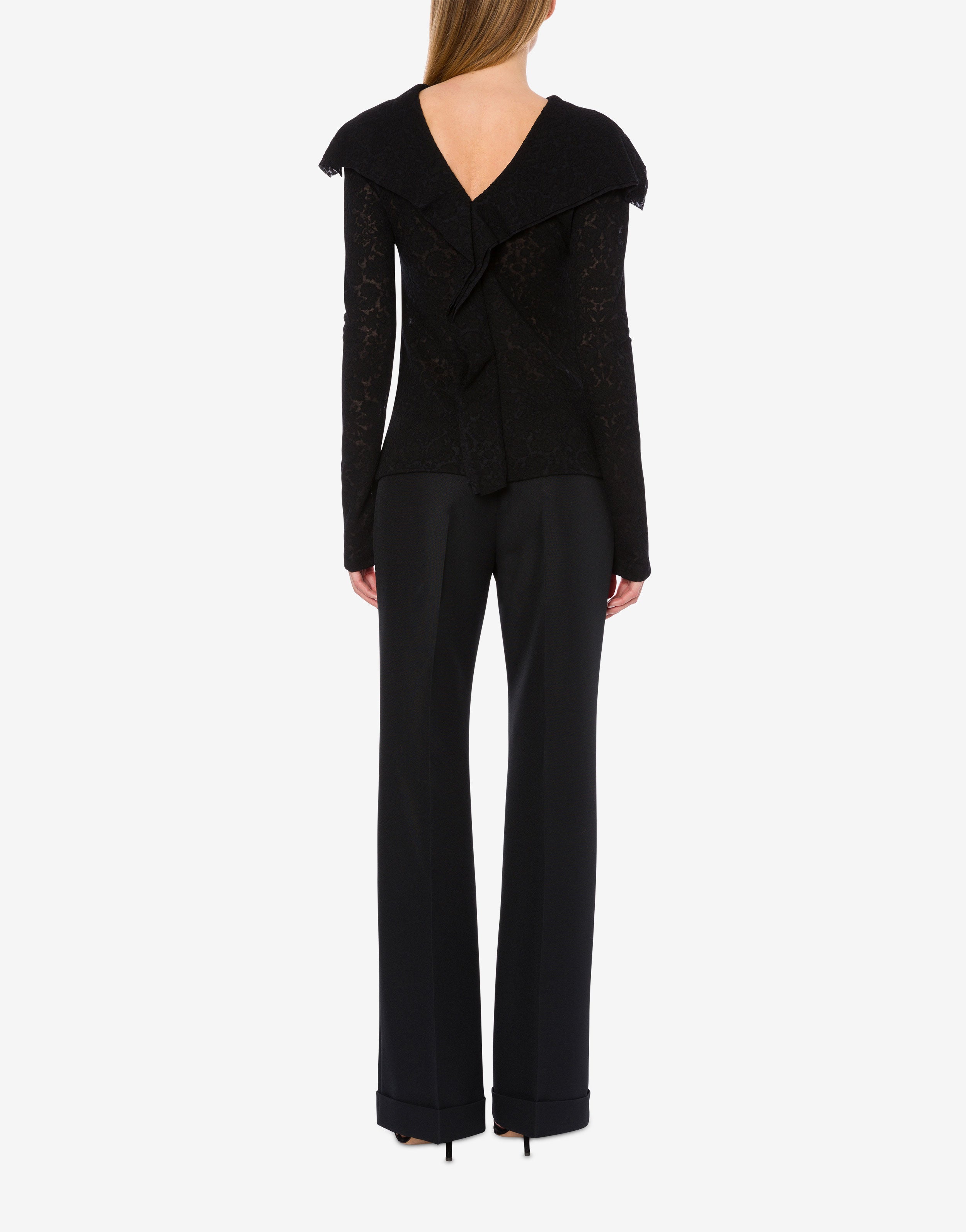 Blusa in pizzo con ruches、mySite、aoinhome