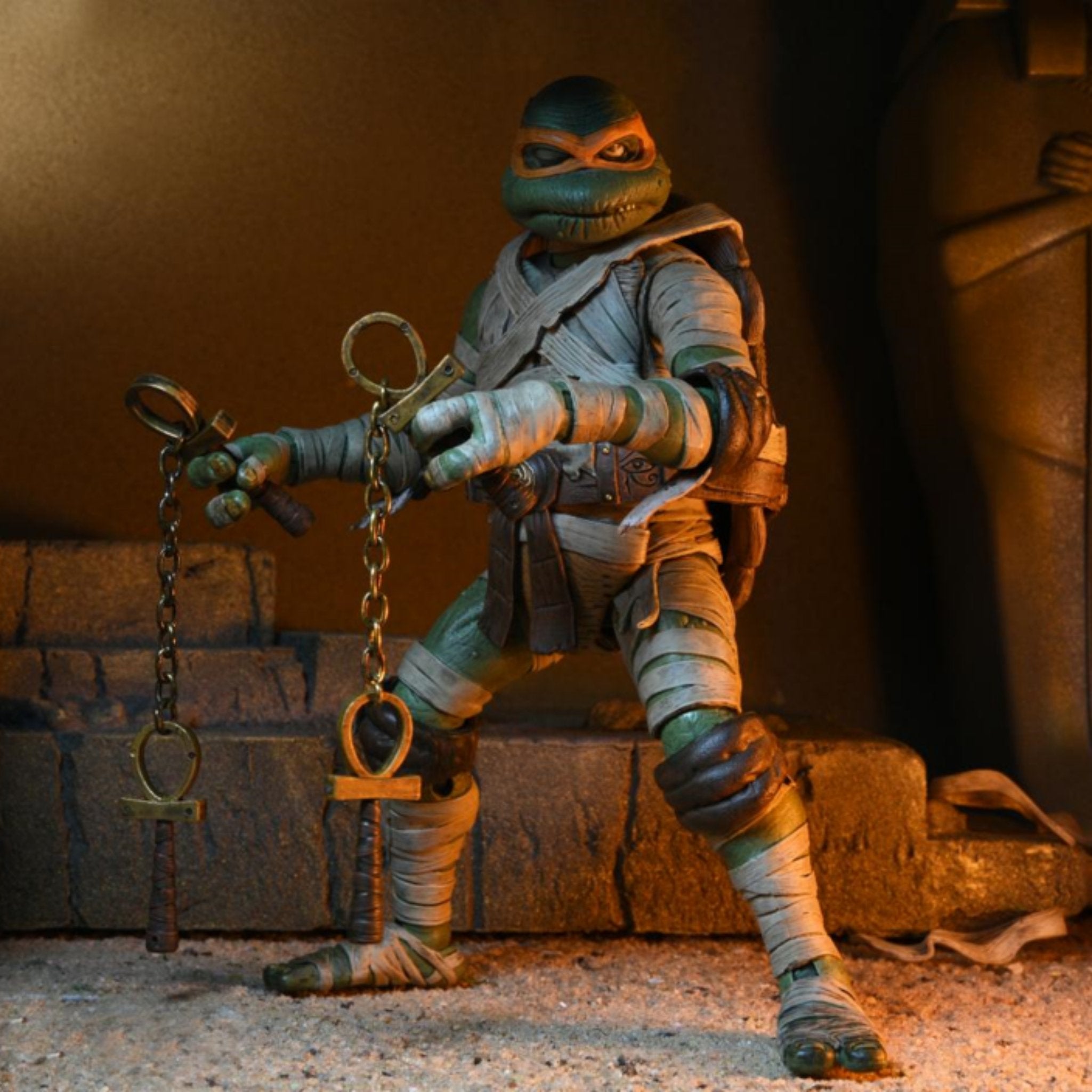 NECA Universal Monsters Teenage Mutant Ninja Turtles Michelangelo as The Mummy、mySite、hgirdovlk