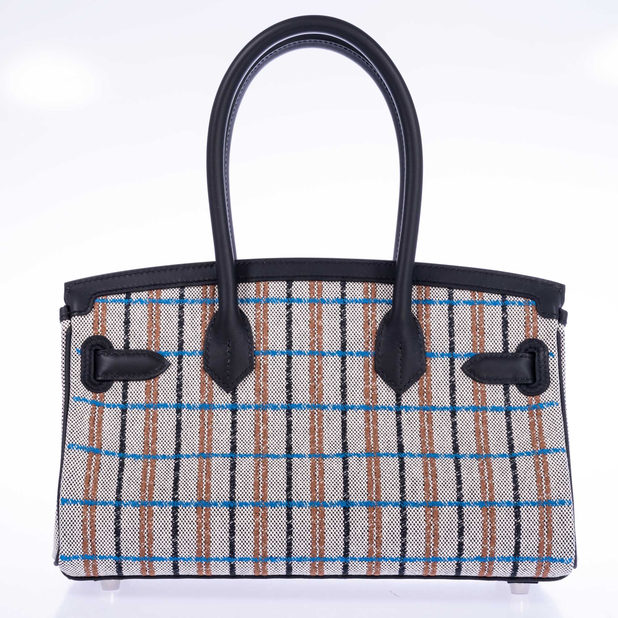 Hermès Birkin Shoulder Light 29 in Black Evercolor and Embroidered Toile Palladium Hardware、mySite、garminoutage.com