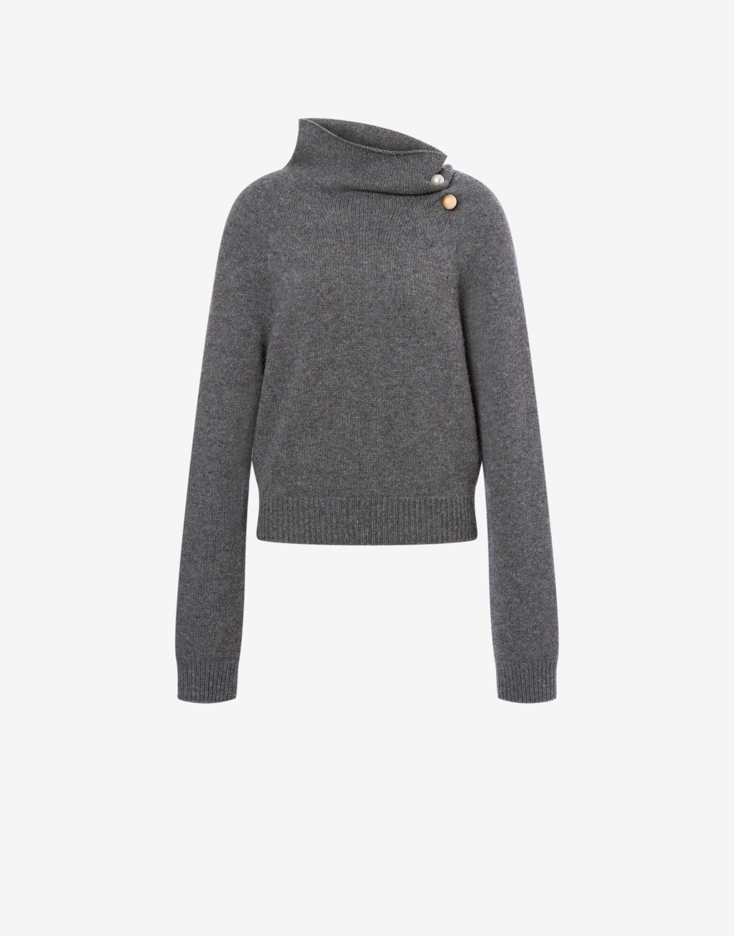 Maglione in misto lana e cashmere con piercing、mySite、aoinhome