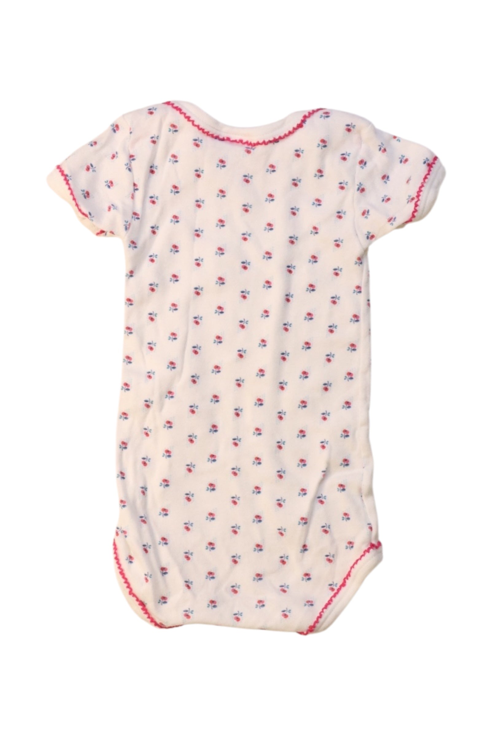 Petit Bateau Floral Short Sleeve Bodysuit 0-3M、mySite、g9winljtr