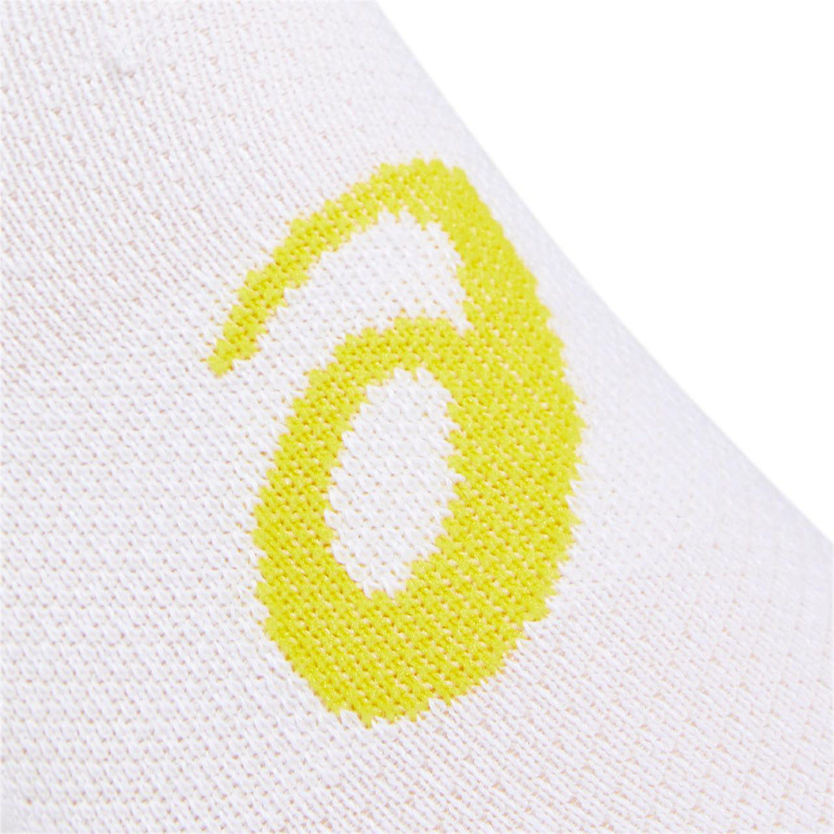 Asics Women's Invasion No Show Socks 6 Pack (Brilliant White)