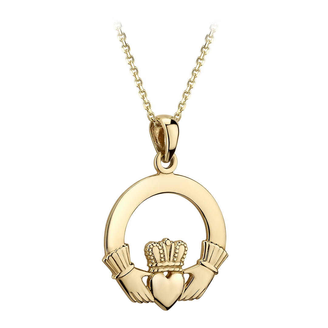 Gold Large Claddagh Pendant、mySite、botmansion