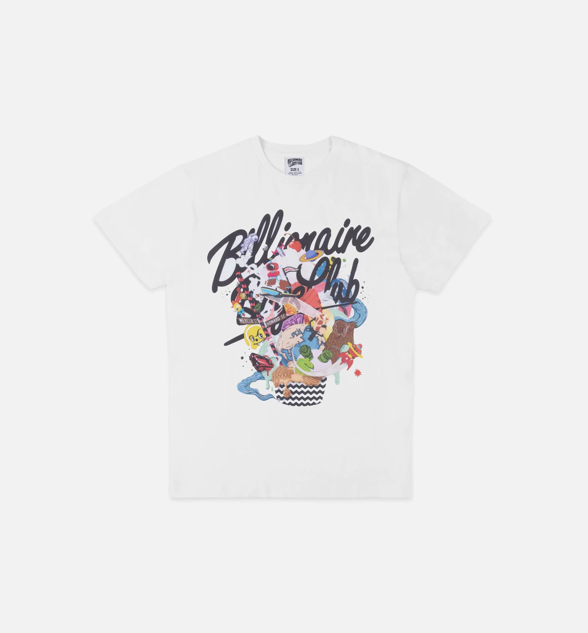 BB Epic Sundae Mens Short Sleeve Shirt - White、mySite、dreamappss