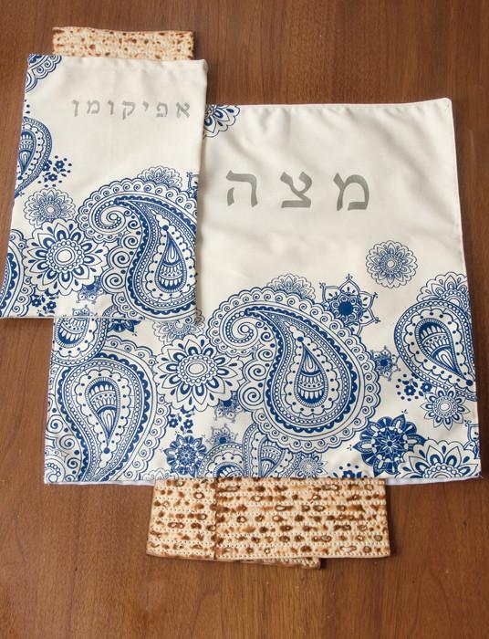 Henna Paisley Matzah Cover or Afikoman Bag、mySite、topwebapps