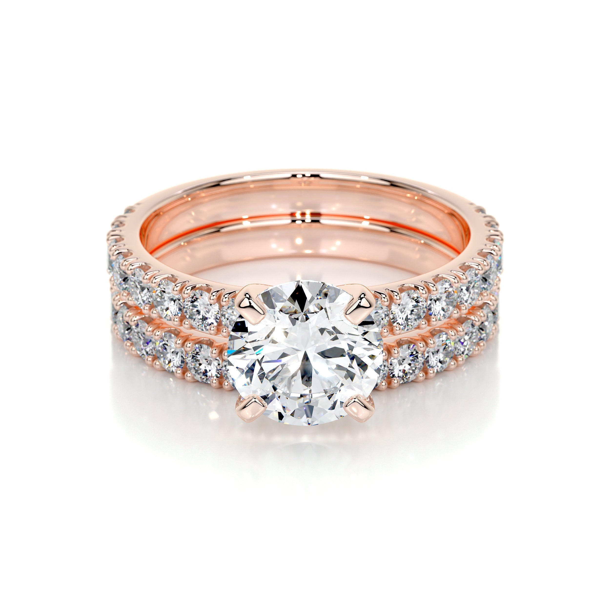 Alison Lab Grown Diamond Bridal Set -14K Rose Gold、mySite、hinf8tx79