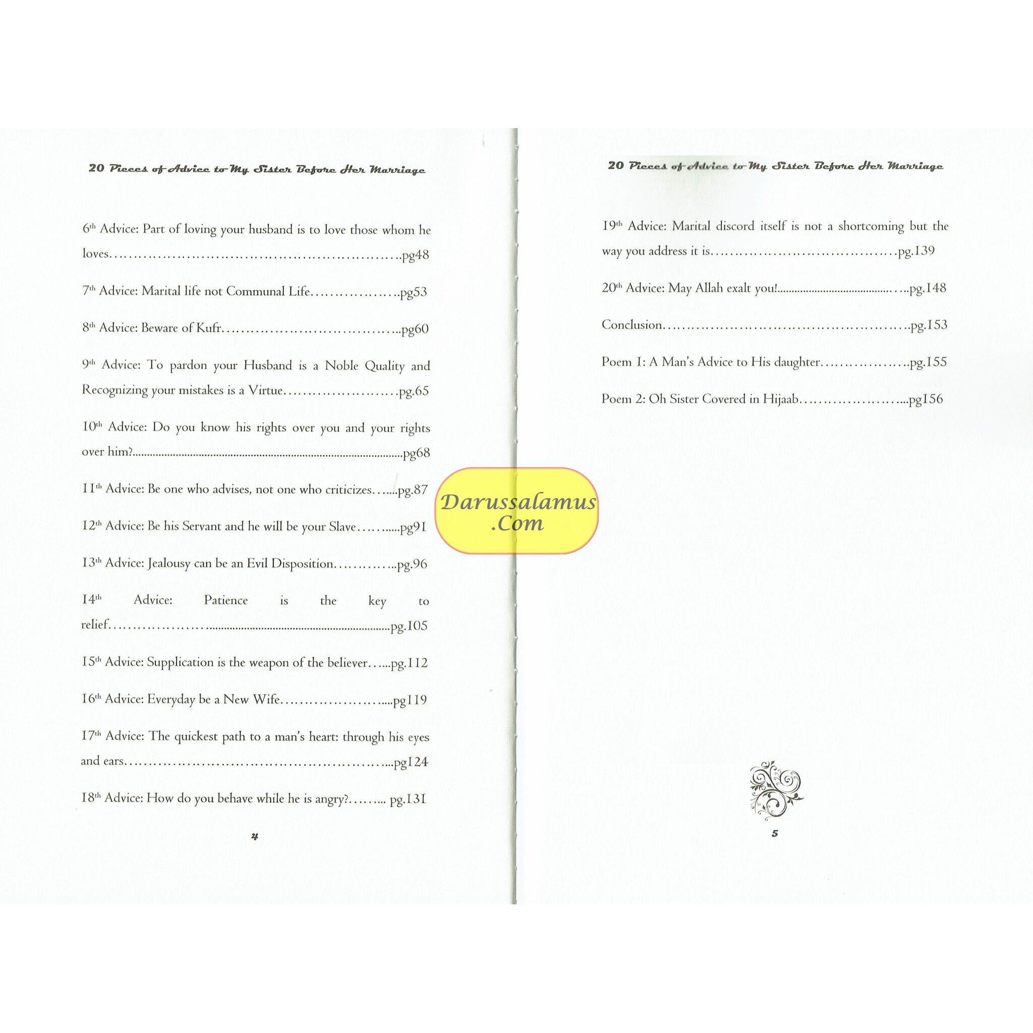 20 Pieces Of Advice To My Sister Before Her Marriage By Badr Bin Ali Al-Utaybee、mySite、topwebapps