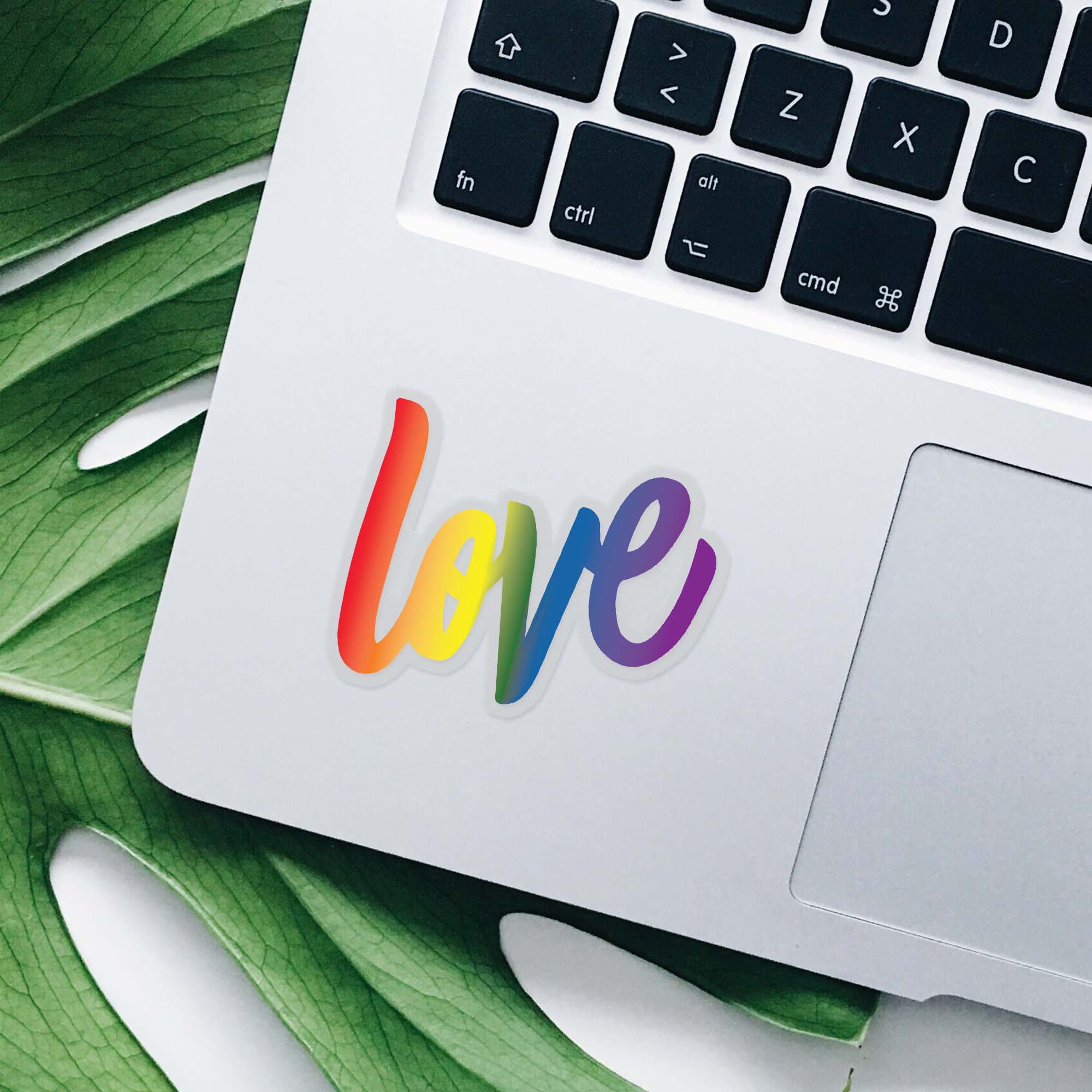  Love Rainbow Clear Sticker、mySite、elrpsem3k