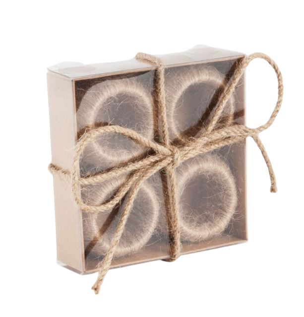  Jute Napkin Ring - Set of 4、mySite、elrpsem3k