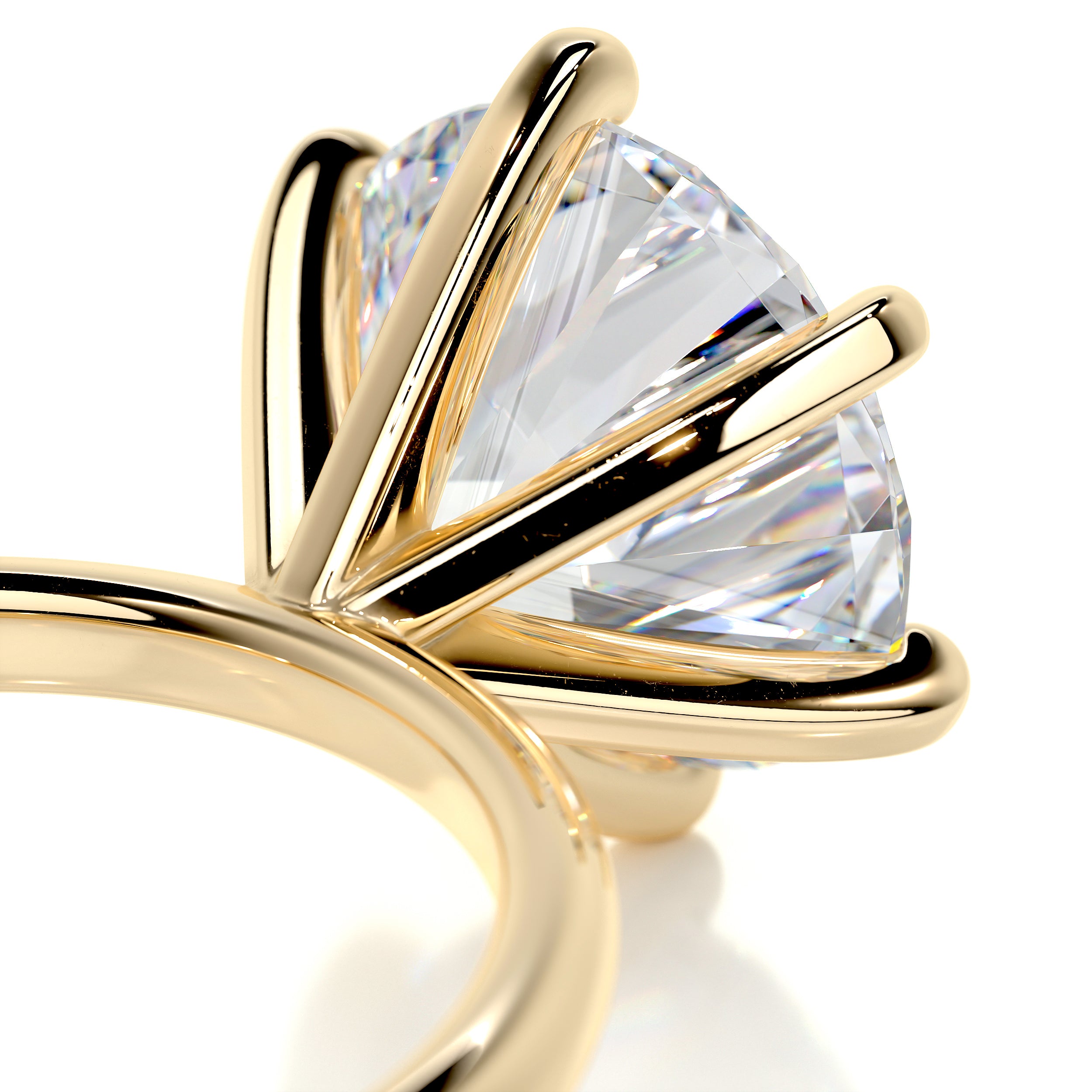 Samantha Moissanite Ring -18K Yellow Gold、mySite、hinf8tx79