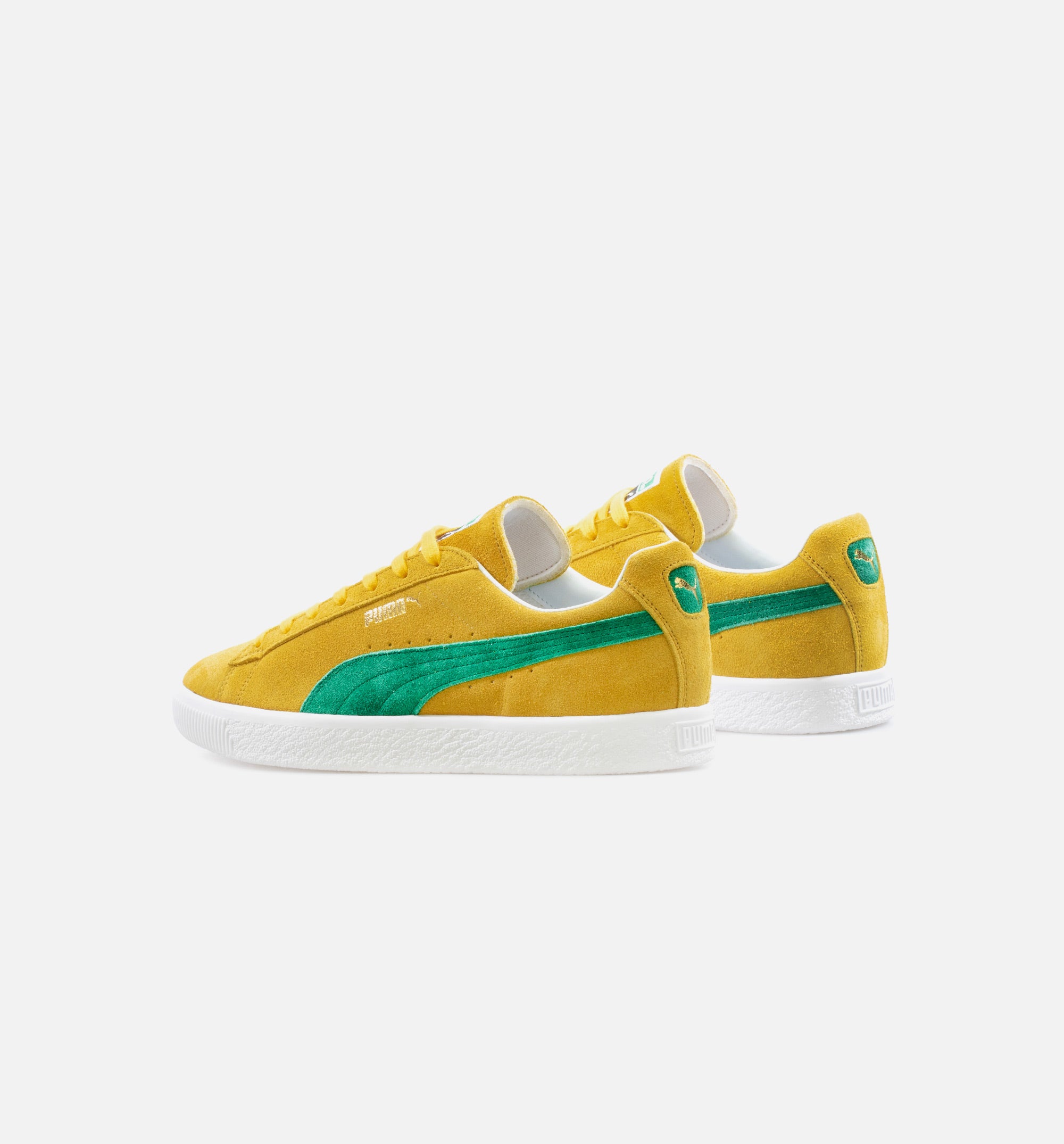 Suede Vintage Mij Retro Mens Lifestyle Shoe - Yellow/Green、mySite、dreamappss