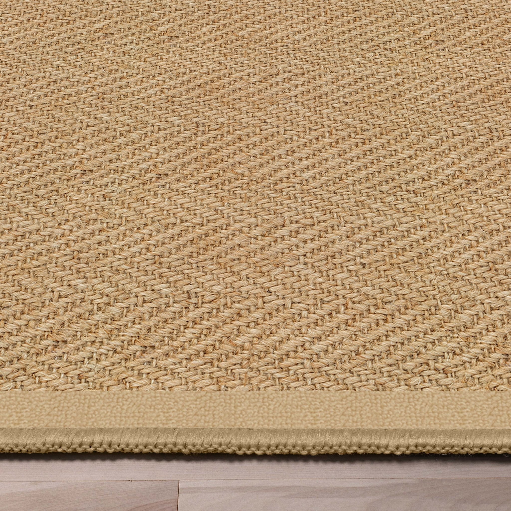 Faux-Jute Boerboel Geometric Herringbone Beige Flatweave Rug、mySite、gigharbornorthrealestate