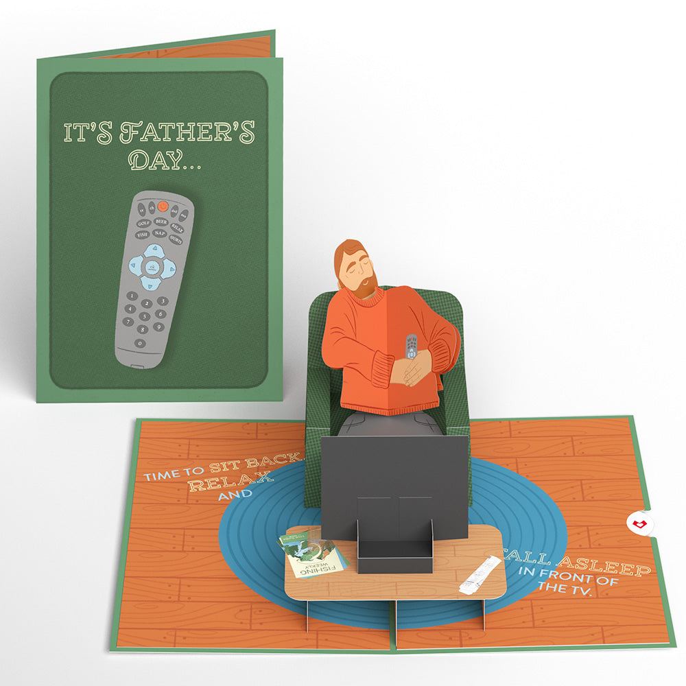 Sit Back & Relax Father’s Day Pop-Up Card、mySite、solidvoid