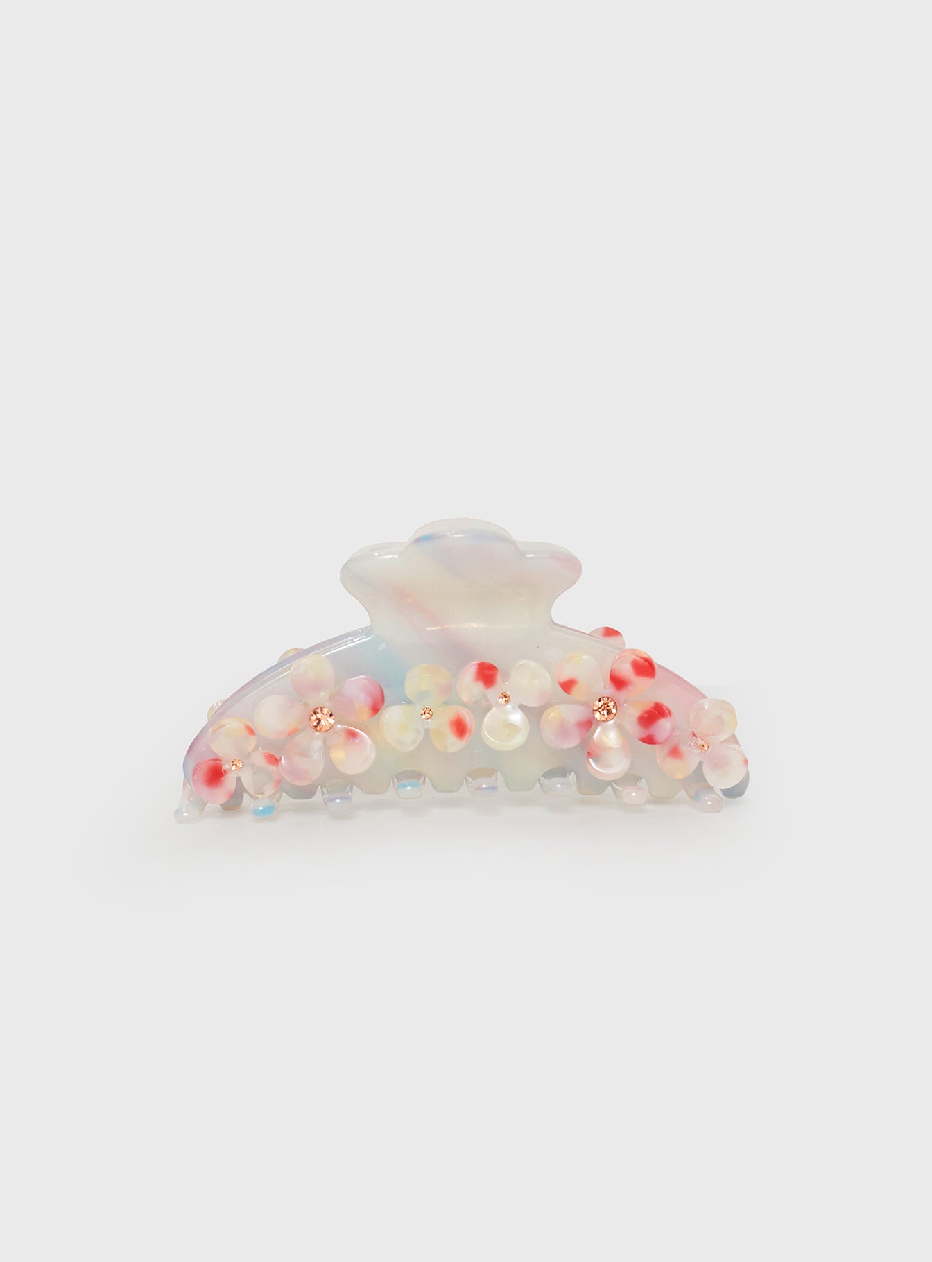 Be Careful Flower Hair Clip Blue、mySite、solidvoid