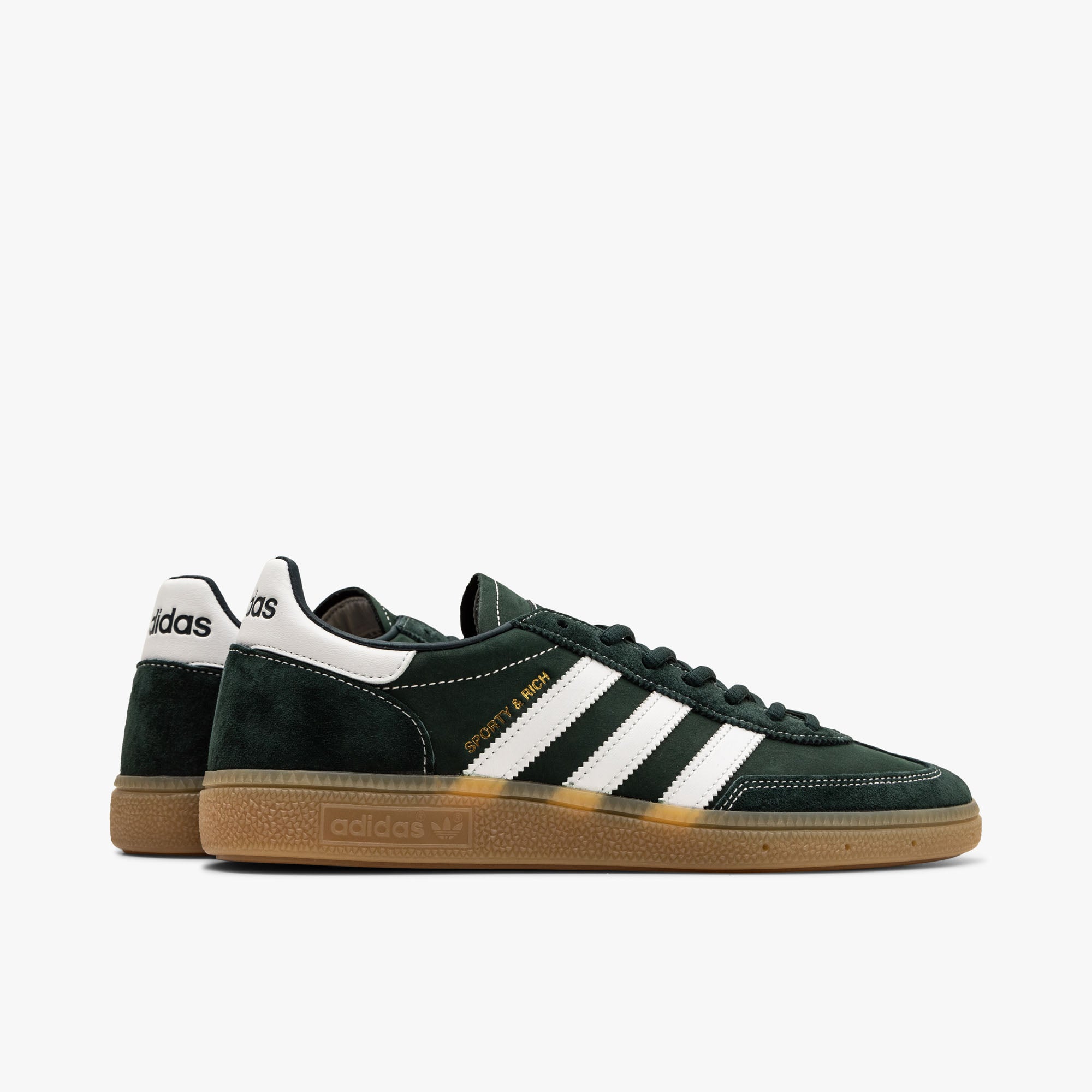  adidas Originals x Sporty & Rich Handball Spezial Dark Green / Cloud White - Gum、mySite、merchandisen