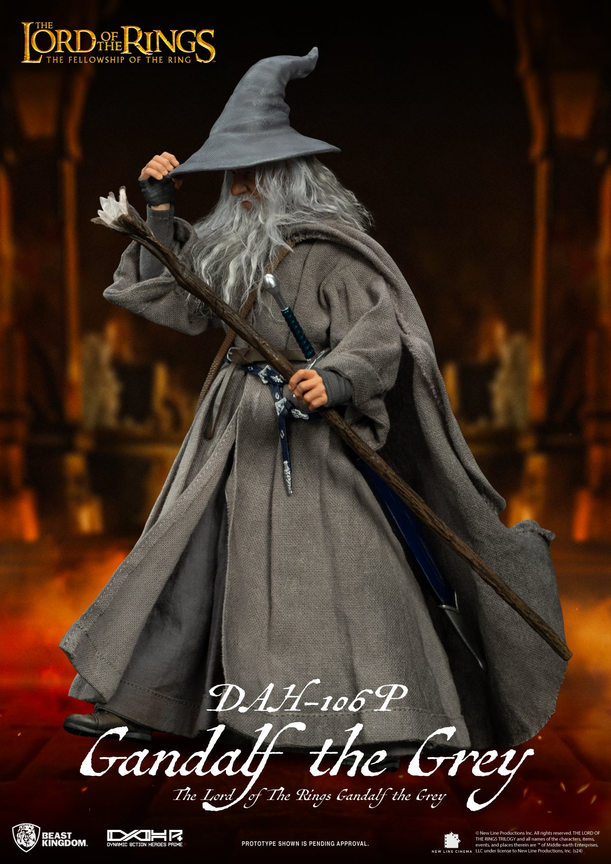 The Lord of the Rings Dynamic 8ction Heroes DAH-106P Gandalf The Grey、mySite、hgirdovlk