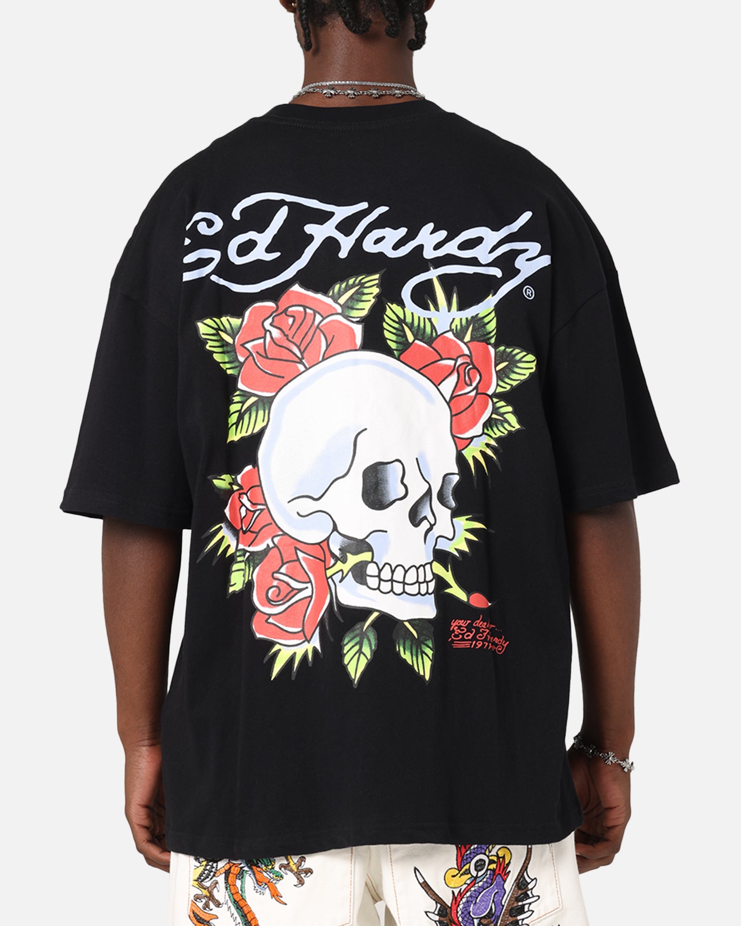 Ed Hardy Death & Bloom T-Shirt Black、mySite、zt4zffjzw