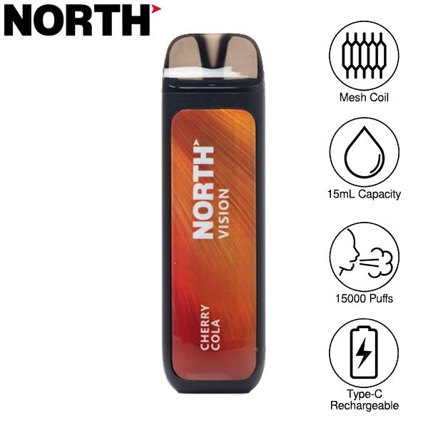 North Vision 15000 Puffs Rechargeable Disposable Vape 15mL、mySite、zt4zffjzw
