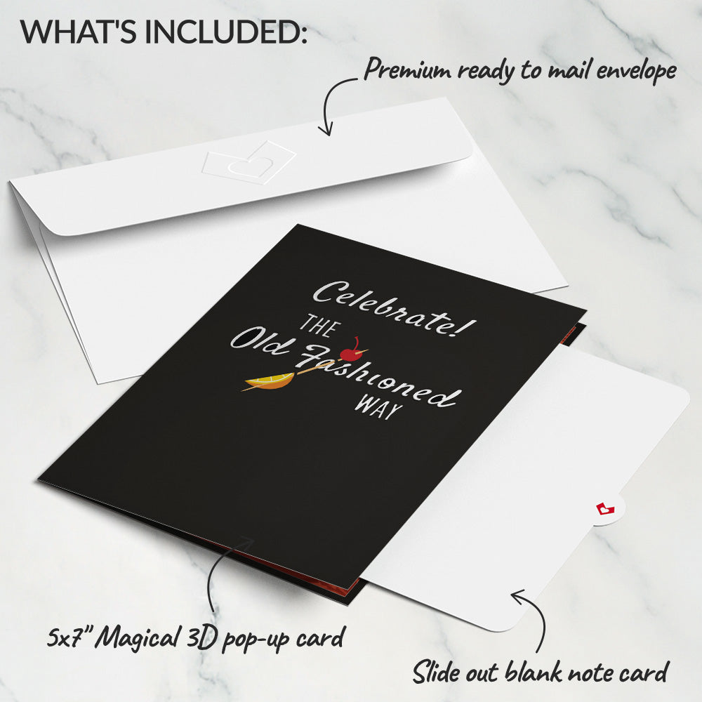 Old Fashioned Birthday Pop-Up Card、mySite、solidvoid