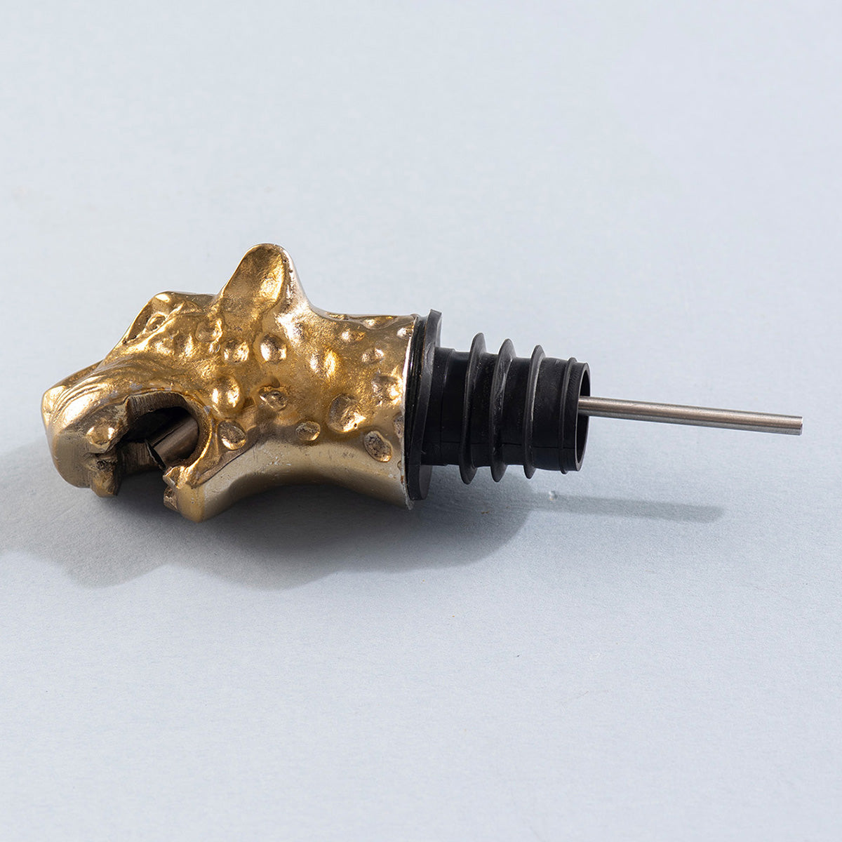 Stainless Steel Bottle Pourer | Tiger Shape | Gold、mySite、camillekostekn