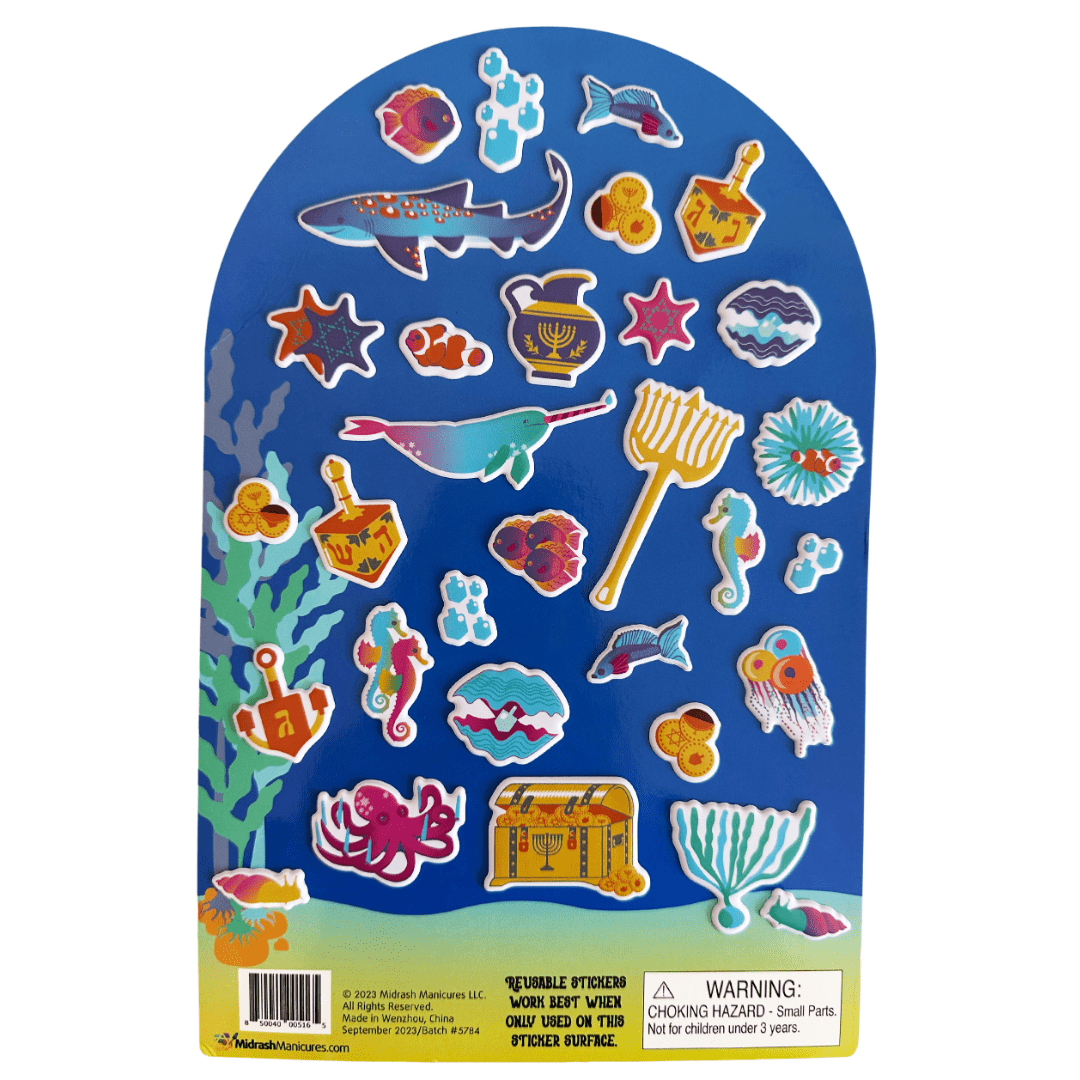 Hanukkah Habitat Reusable Sticker Board、mySite、topwebapps
