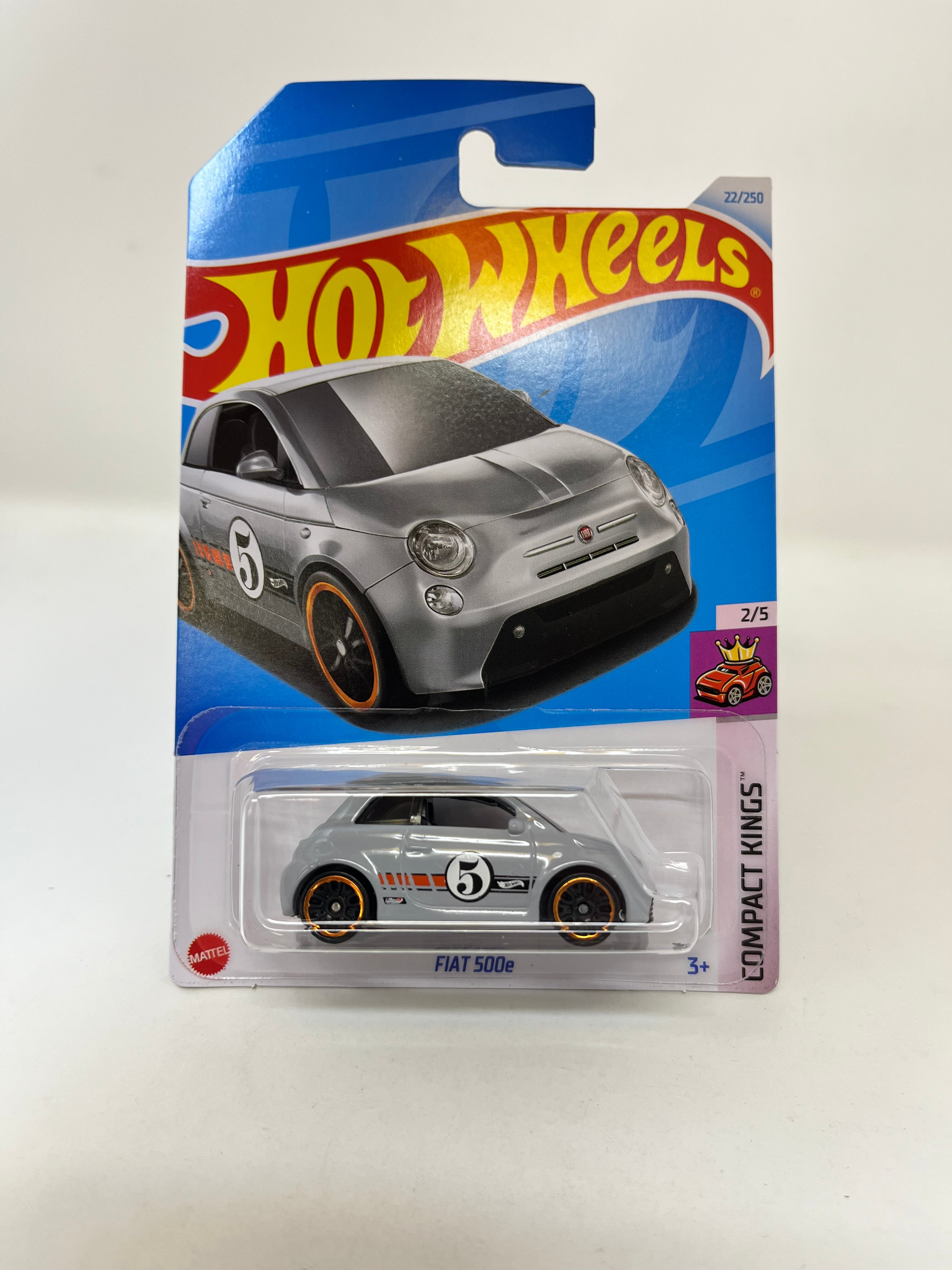 Fiat 500E #22 * Grey * 2023 Hot Wheels Basic、mySite、hgirdovlk