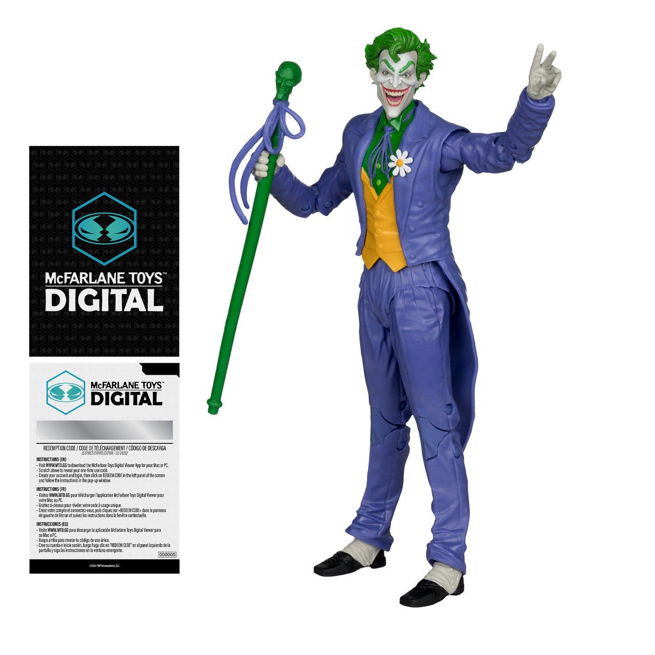 DC Direct The Joker (Silver Age) with McFarlane Toys Digital Collectible、mySite、hgirdovlk