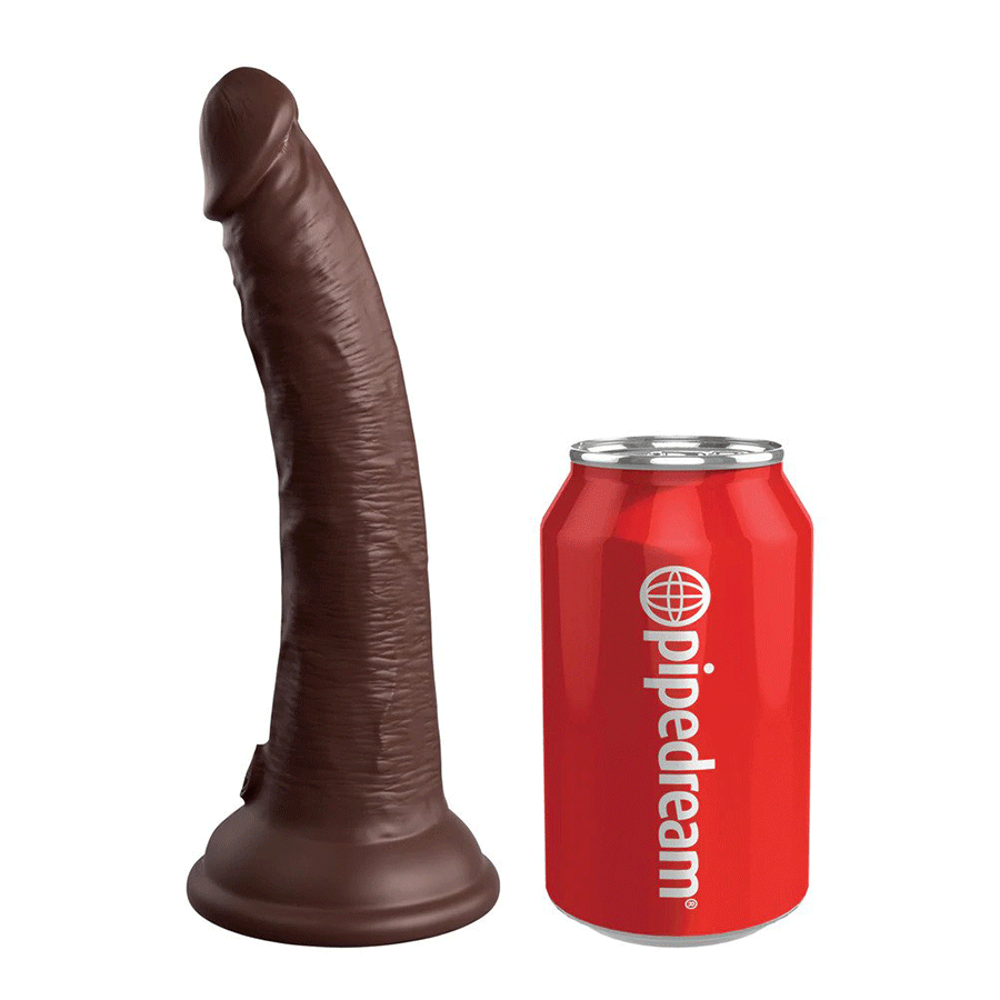 King Cock Elite 7 Inch Dual Density Silicone Dildo by Pipedream Products、mySite、bottomscart