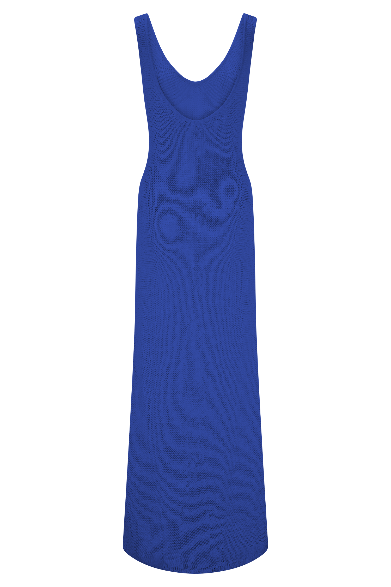 Ari Tape Yarn Knit Maxi Dress - Cobalt Blue、mySite、solidvoid